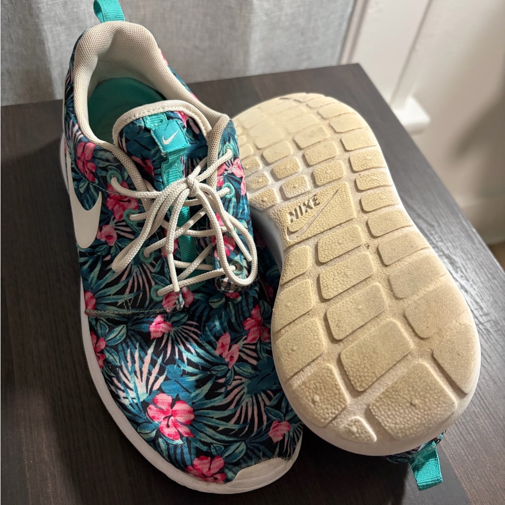 Nike Roshe One Print Premium sneakers in the "Washed Teal" Colorway - Picture 4 of 4